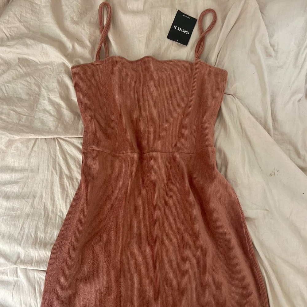 Copper Mauve Knit Mini Dress